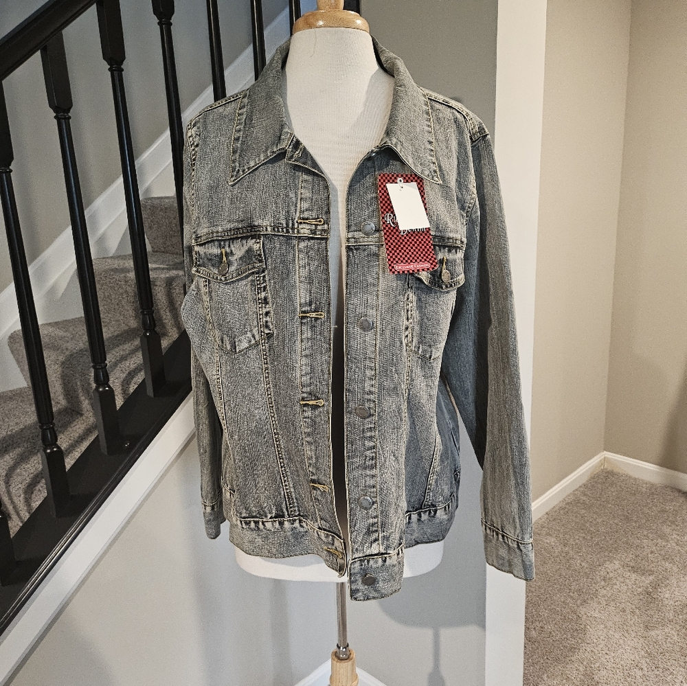 Rustic Denim – True Blue Jean Jacket (Size 1X)
